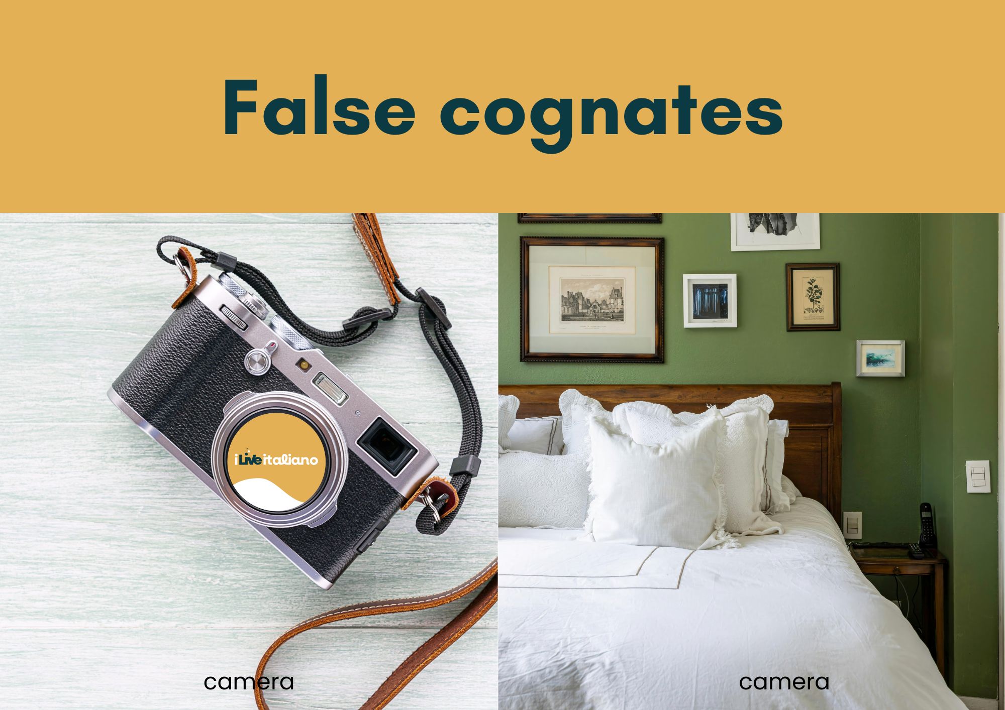 False Cognates (False Friends) English-Italian